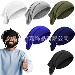 莫代尔单色马来西亚筒帽打底帽丝光棉男女式阿拉伯围脖小帽民族风