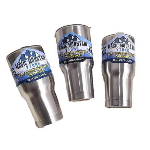 Manufacturer direct delivery 30oz stainless steel car cup outdoor large capacity insulation water cup spray car ice boss cup