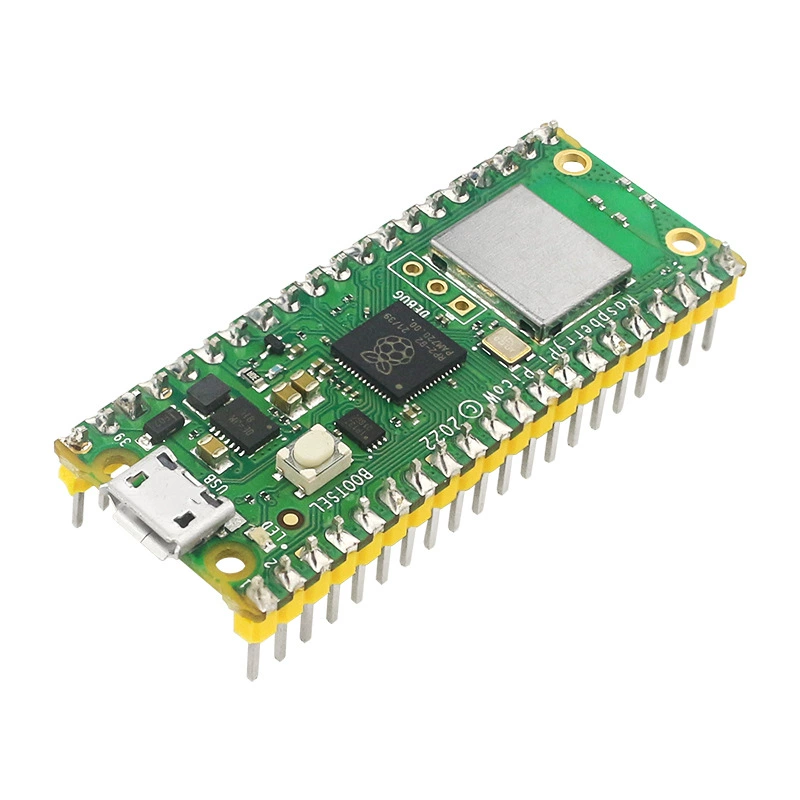 Плата разработки Raspberry Pi Pico W RP2040 с двухъядерным микроконтроллером, плата для программирования на Python, встроенный Wi‑Fi