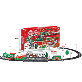 Christmas Train Electric Puzzle Children's Toy Train Track Car Wholesale