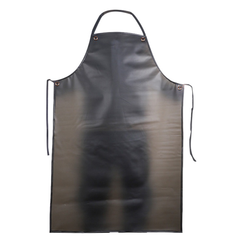 Delantal PVC largo transparente (impermeable, para cocina/industria)