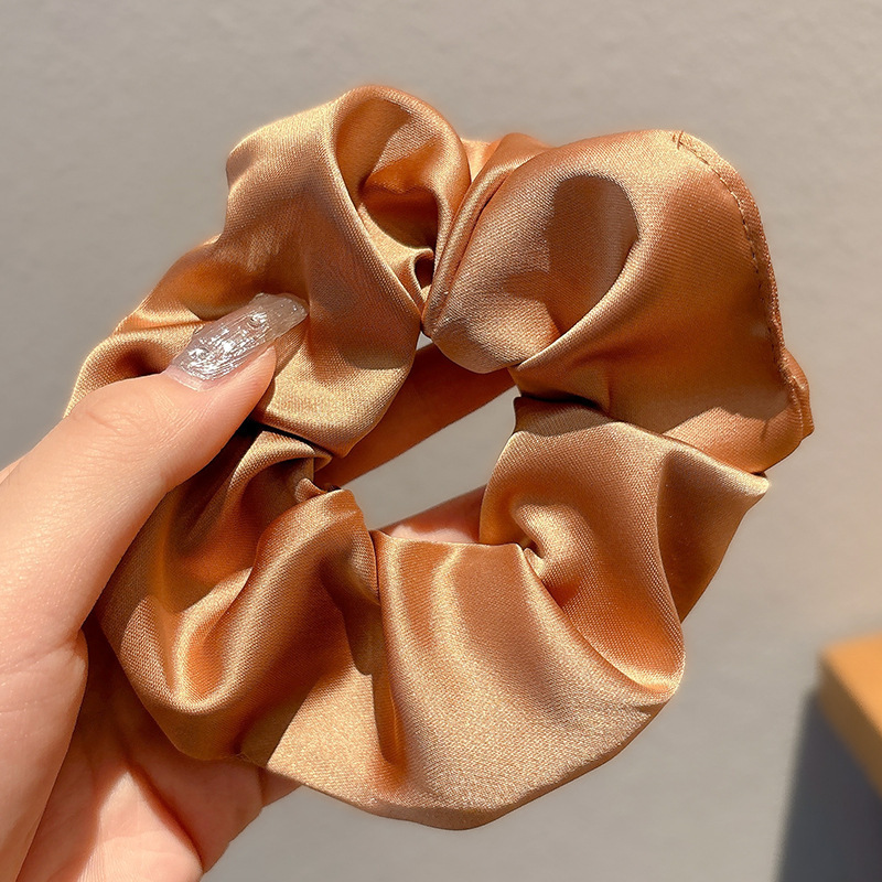 Coreano relajado viento intestino anillo de cabello feminino ligero de lujo nuevo cabello de alta calidad de alta elasticidad correa de goma duradera