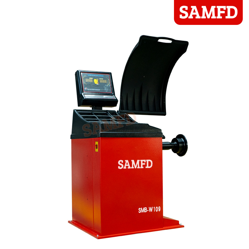 SAMFD equilibrador de neumáticos automático máquina de equilibrio equipo de protección de ruedas cubierta protectora mantenimiento de automóviles de alta precisión