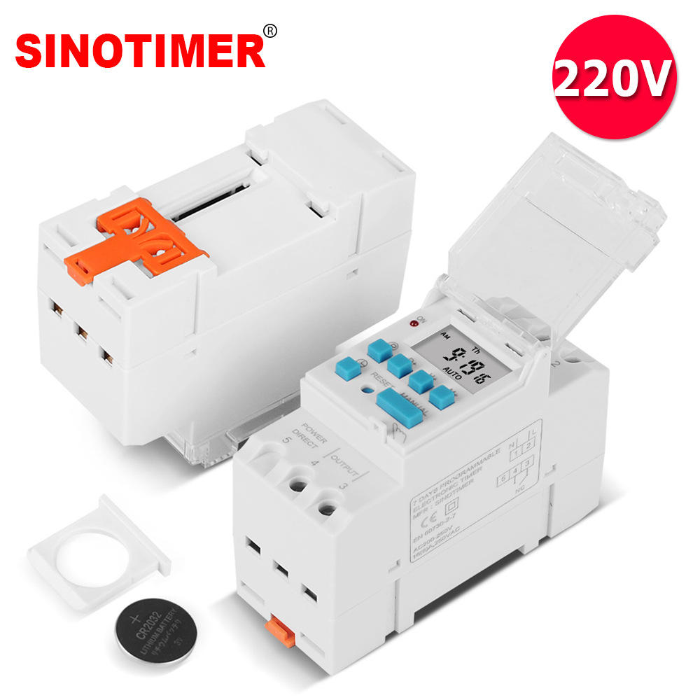 TM919H timer switch time controller automatic cycle timing power output replaceable battery 16A