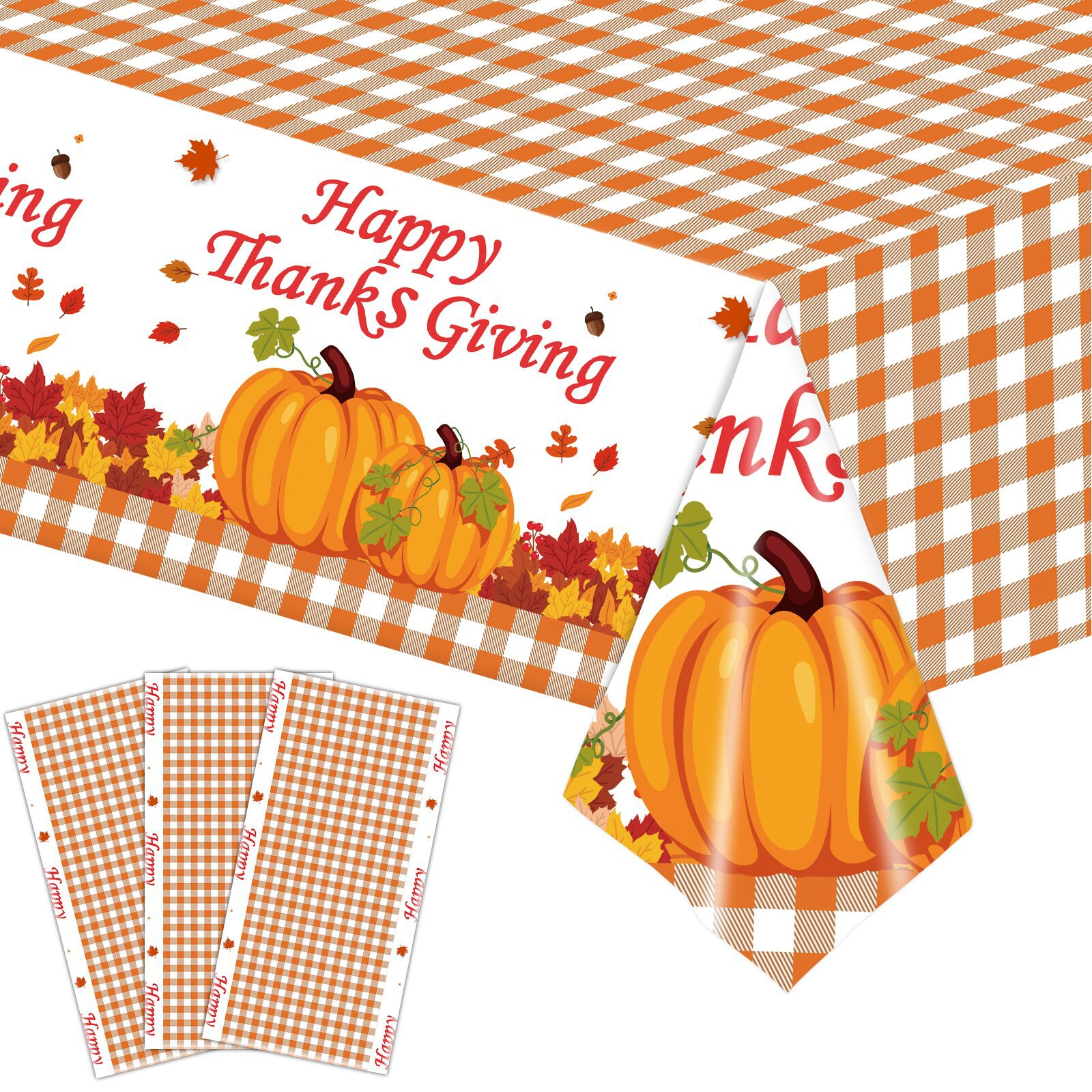 Thanksgiving Turkey Paper Party Tableware display picture 1