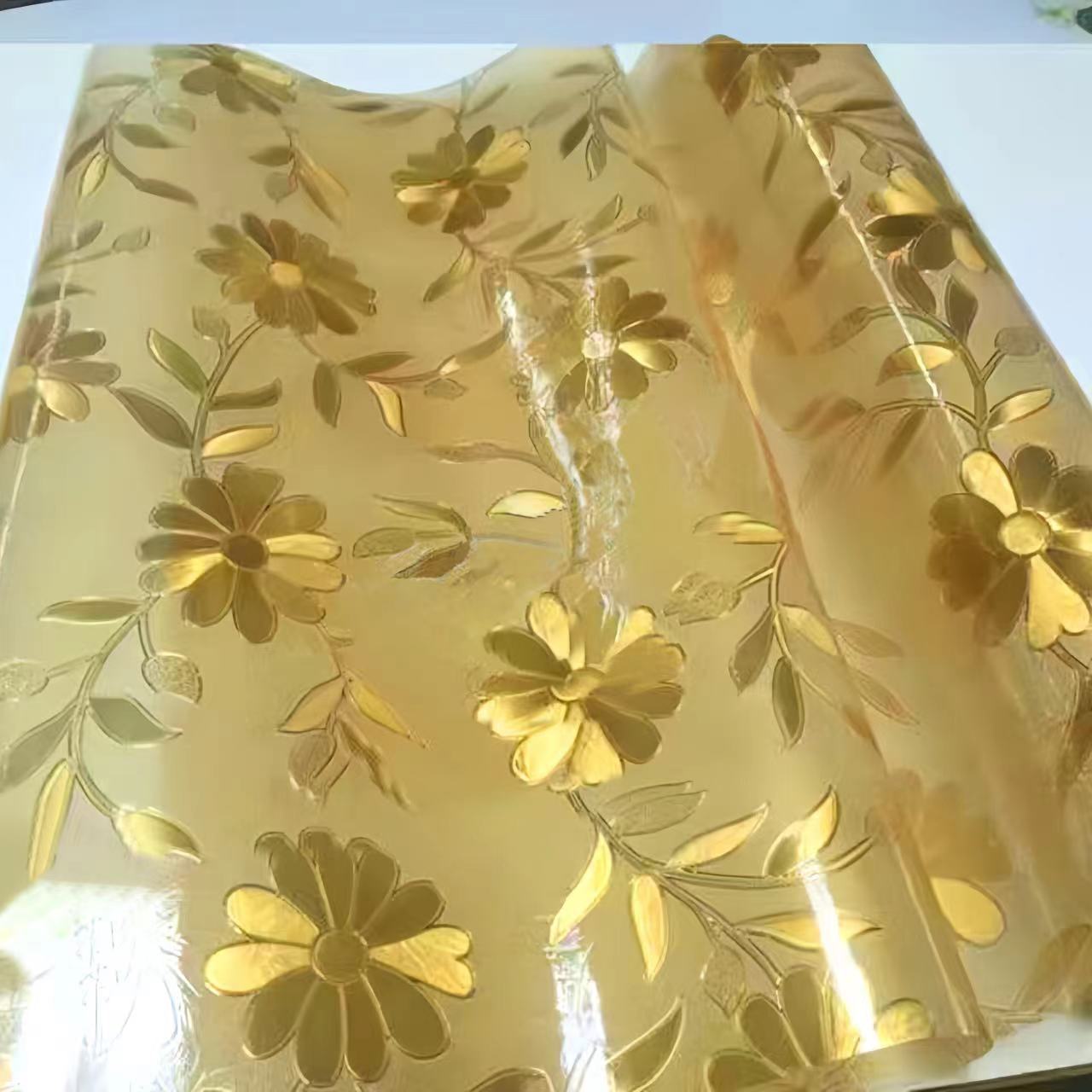Moderno simple rectangular transparente tela de mesa no desechable impermeable antibacteriana de alta calidad alfombra de mesa de PVC necesaria para el hogar