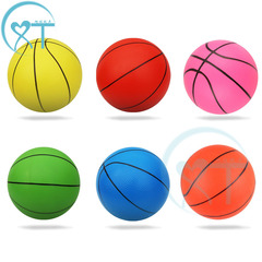 兒童充氣球PVC材質籃球16cm小皮球寶寶幼兒園玩具拍拍球足球