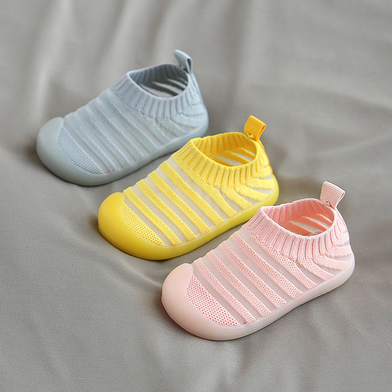 summer ventilation prewalker  men and women baby Hollow shoes Silk screen weave Vamp soft sole Cold sticky shoes