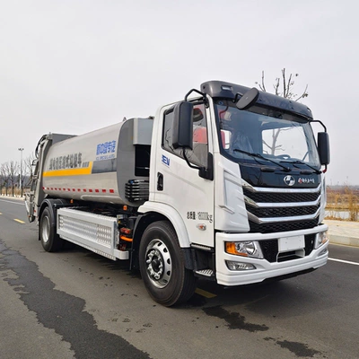 13-cubic-meter rear-loading garbage compactor truck, Elektrik zibil maşınları