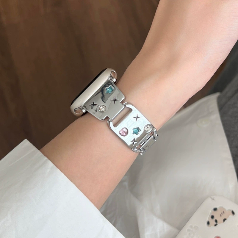 Starmeng Color Diamond Bracelet Model подходит для Apple Watch iwatchs9876 полный ряд ремешков Xiaomi 89pro Redmi