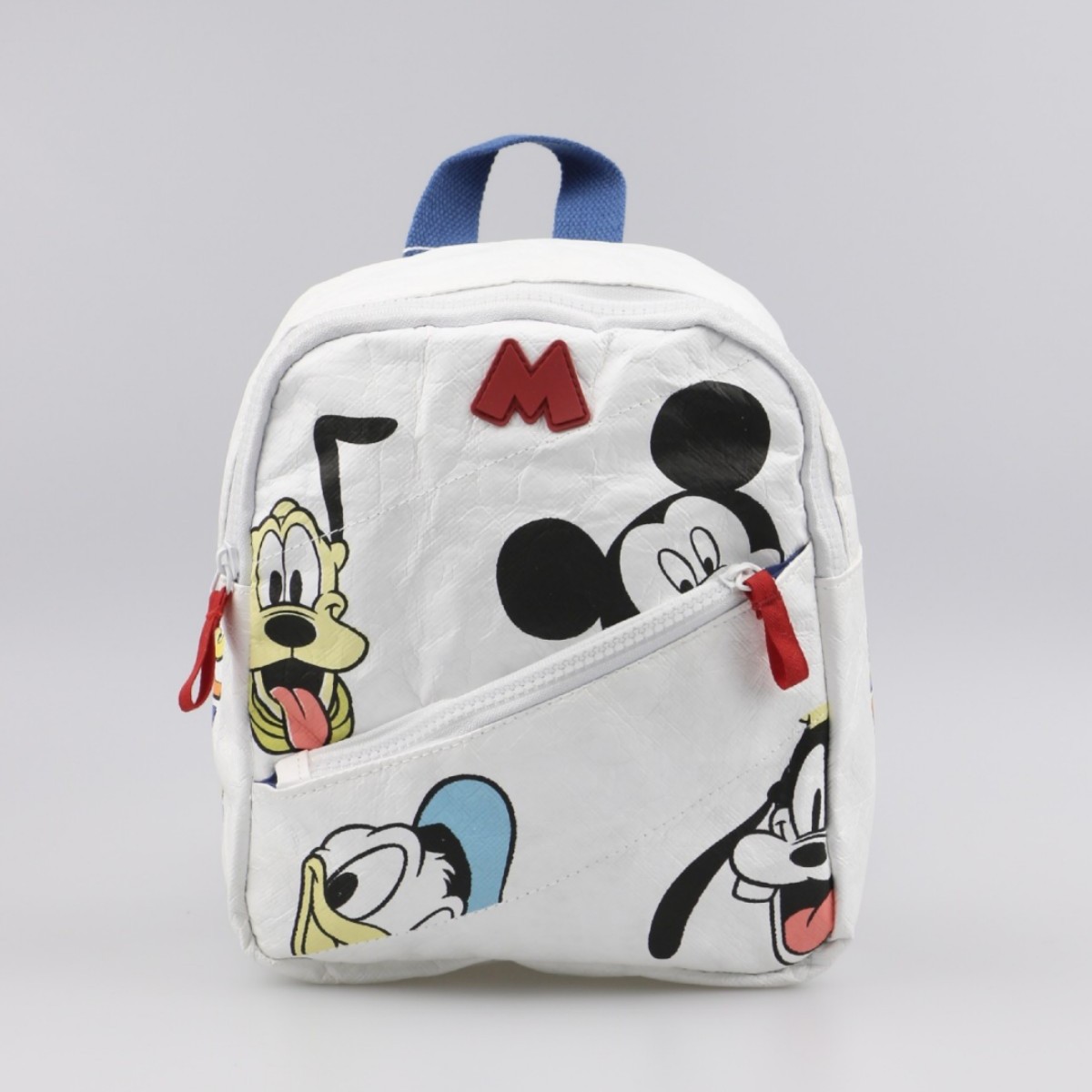 Ligero DuPont papel ocasional de los niños dibujos animados impreso blanco mochila Kindergarten