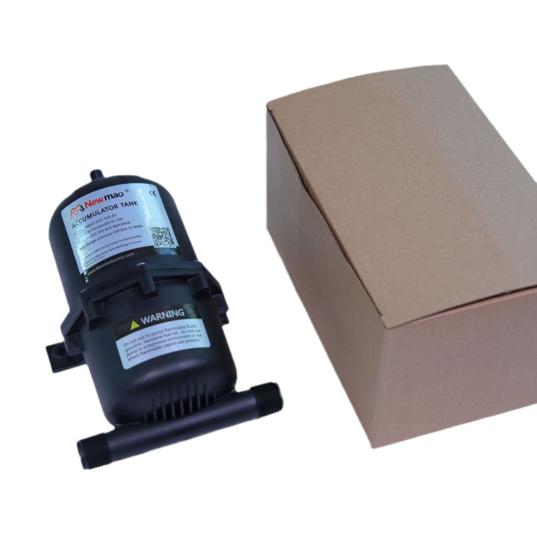 房车游艇隔膜泵蓄水罐恒压罐微型压力罐 0.75升/1升Newmao