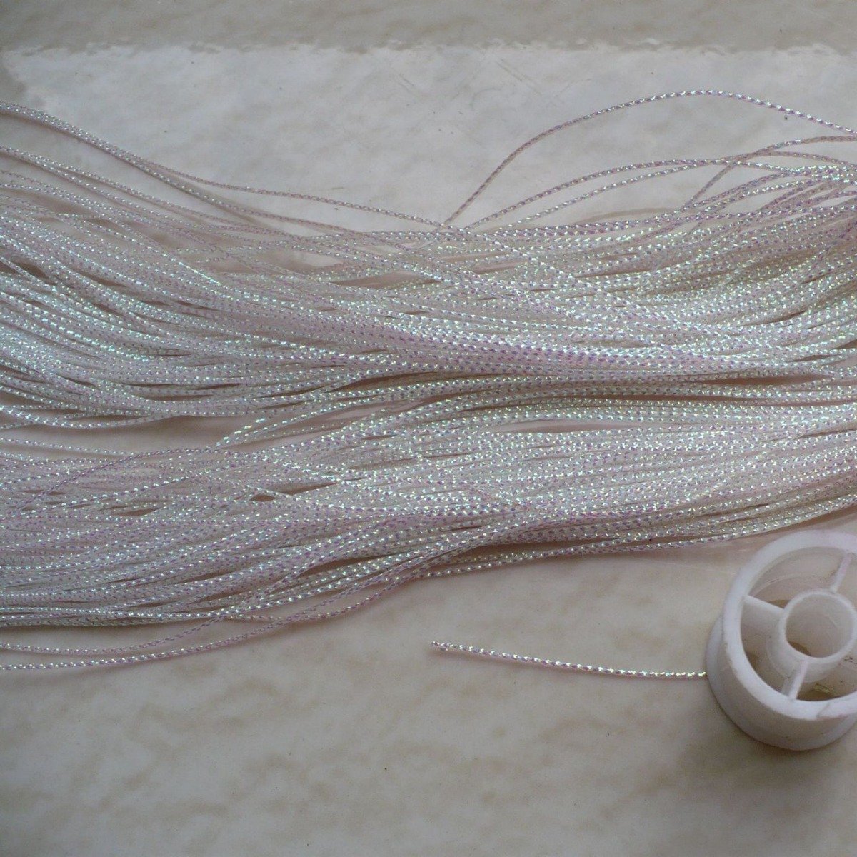 金铂片织金色包芯挂牌绳珍珠白线带编织地毯车缝锁边装饰彩带