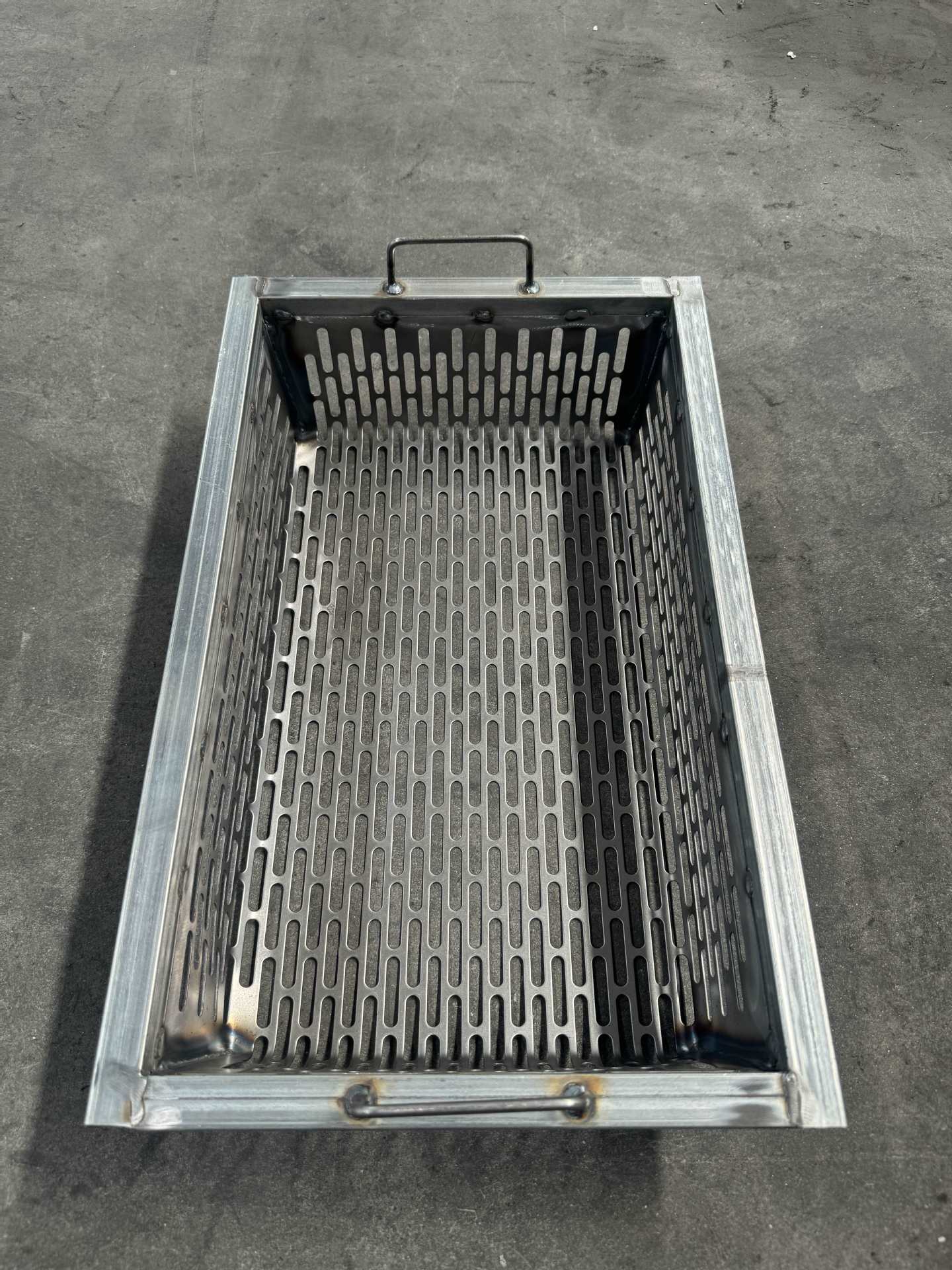 甩渣机长方形洗料框480×300×110毫米