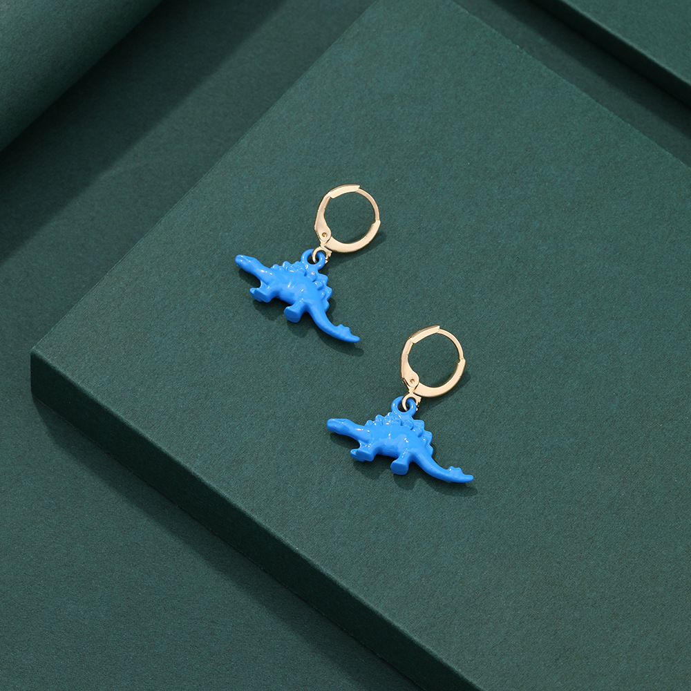 Animal Cartoon Style Alloy No Inlaid Patchwork Plating Earrings display picture 8