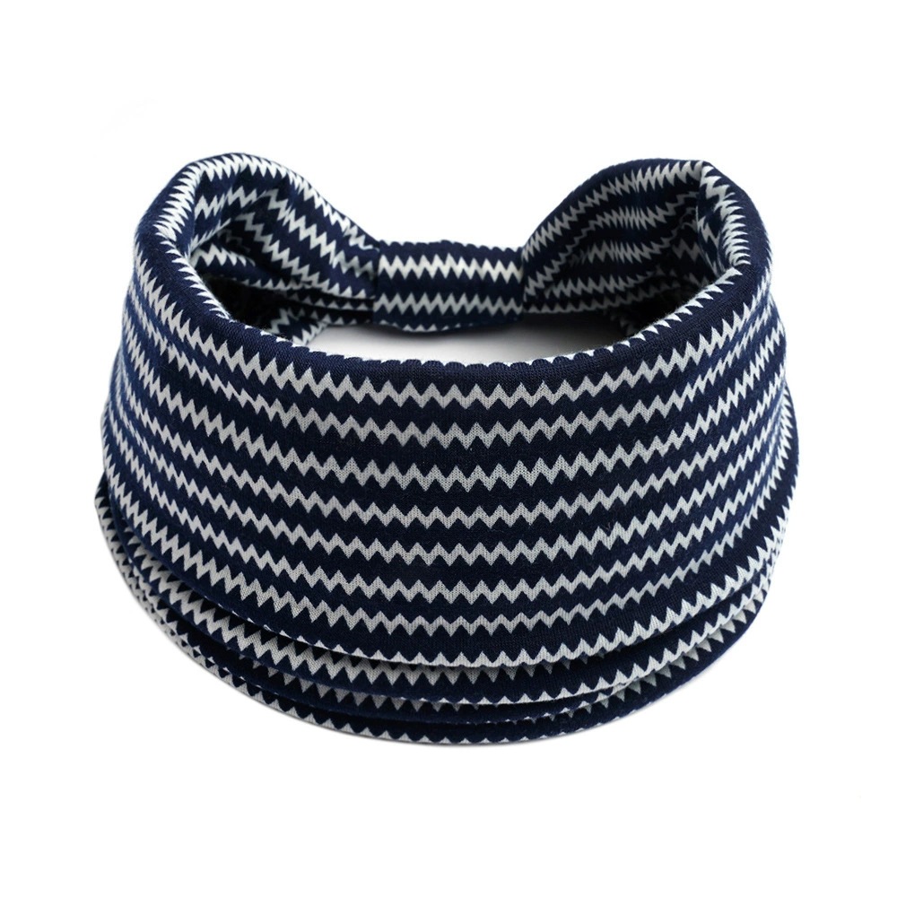 Europa y América nueva impresión elástica deportiva correa de cabello damas banda ancha correa de cabello turbante retrógrado joyas para el cabello de yoga