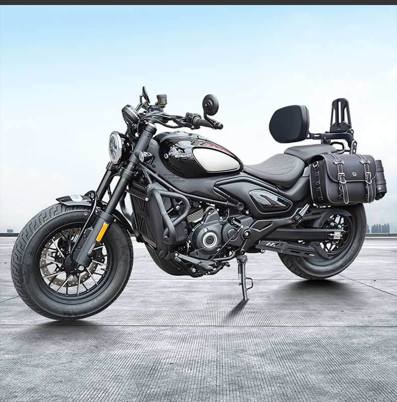Suitable for Cfmoto 550Clc Bumper Folding Backrest Quick-Release Side Bag Rear Backrest Passenger Backrest Rear Rack Modification