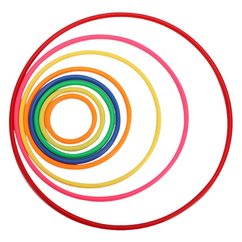 Calar el anillo audaz juguete para niños Juego de anillo sólido actividad de jardín de infantes anillo de lanzamiento de múltiples especificaciones