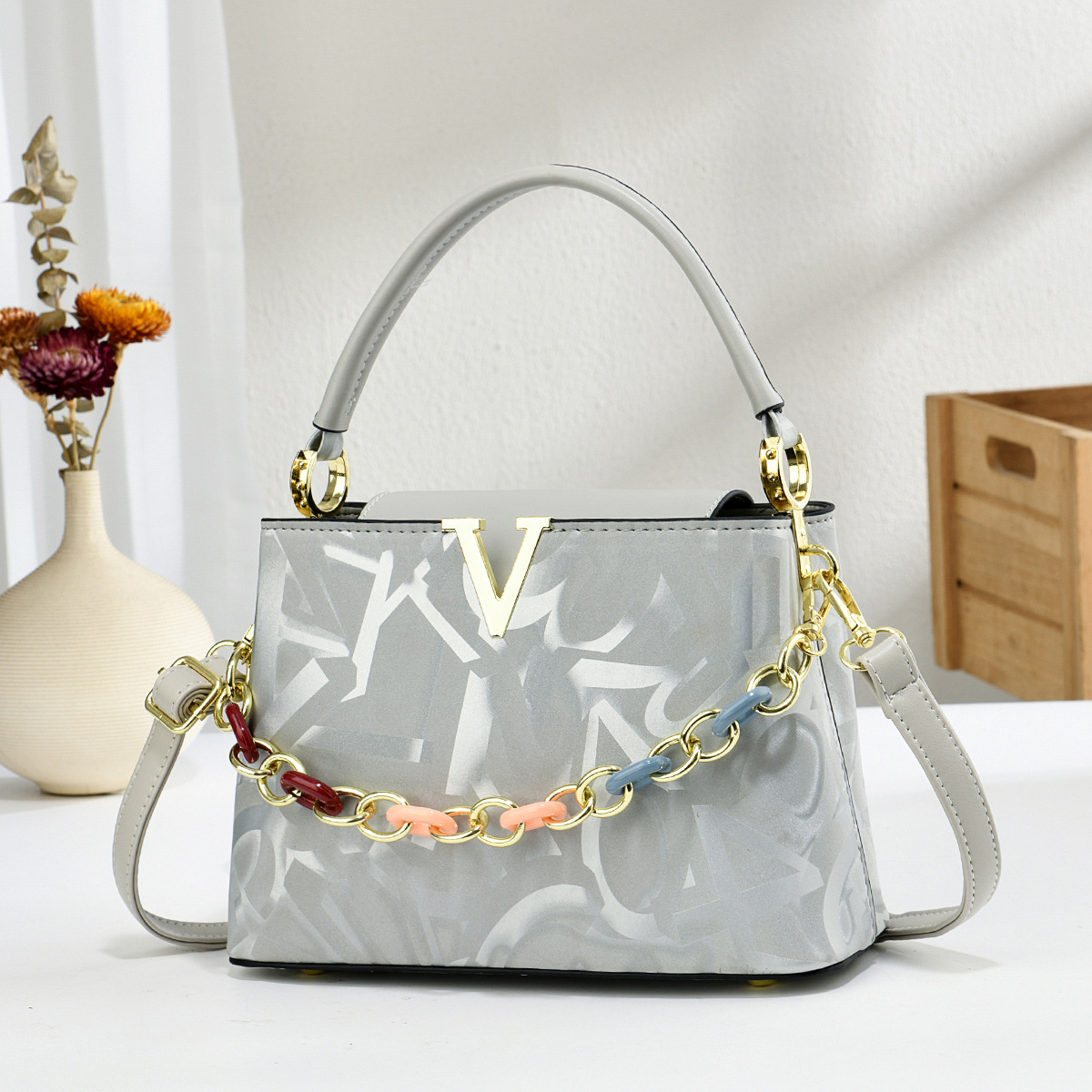 Diseño de moda bolso de mano de mujer universal bolso de viaje temperamento casual bolso de hombro de un solo hombro Handbag