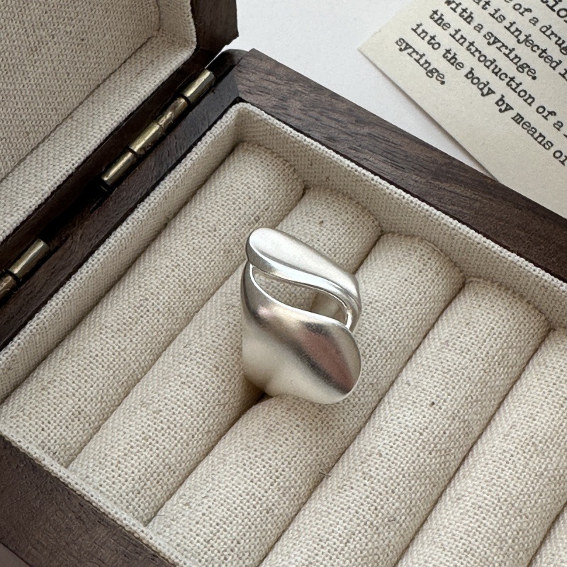 small design matte retro fashionable ring