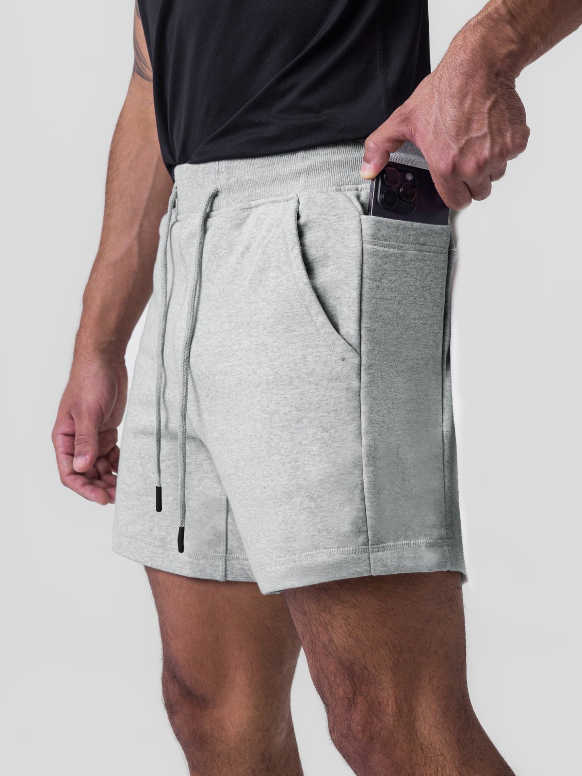 New Summer European and American Sports Casual Shorts Men's Cotton Breathable Running Exercise American Style But Knee Basketball Shorts