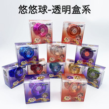 外贸跨境亚马逊金属悠悠球带灯光竞技回旋死睡眠活睡眠溜溜球玩具