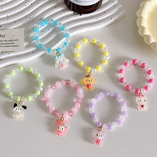 Cute cartoon children's beaded bracelet, accessory