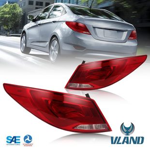Suitable for 10-2013 Hyundai Rena light guide tail light assembly modification light driving light brake light rear tail light