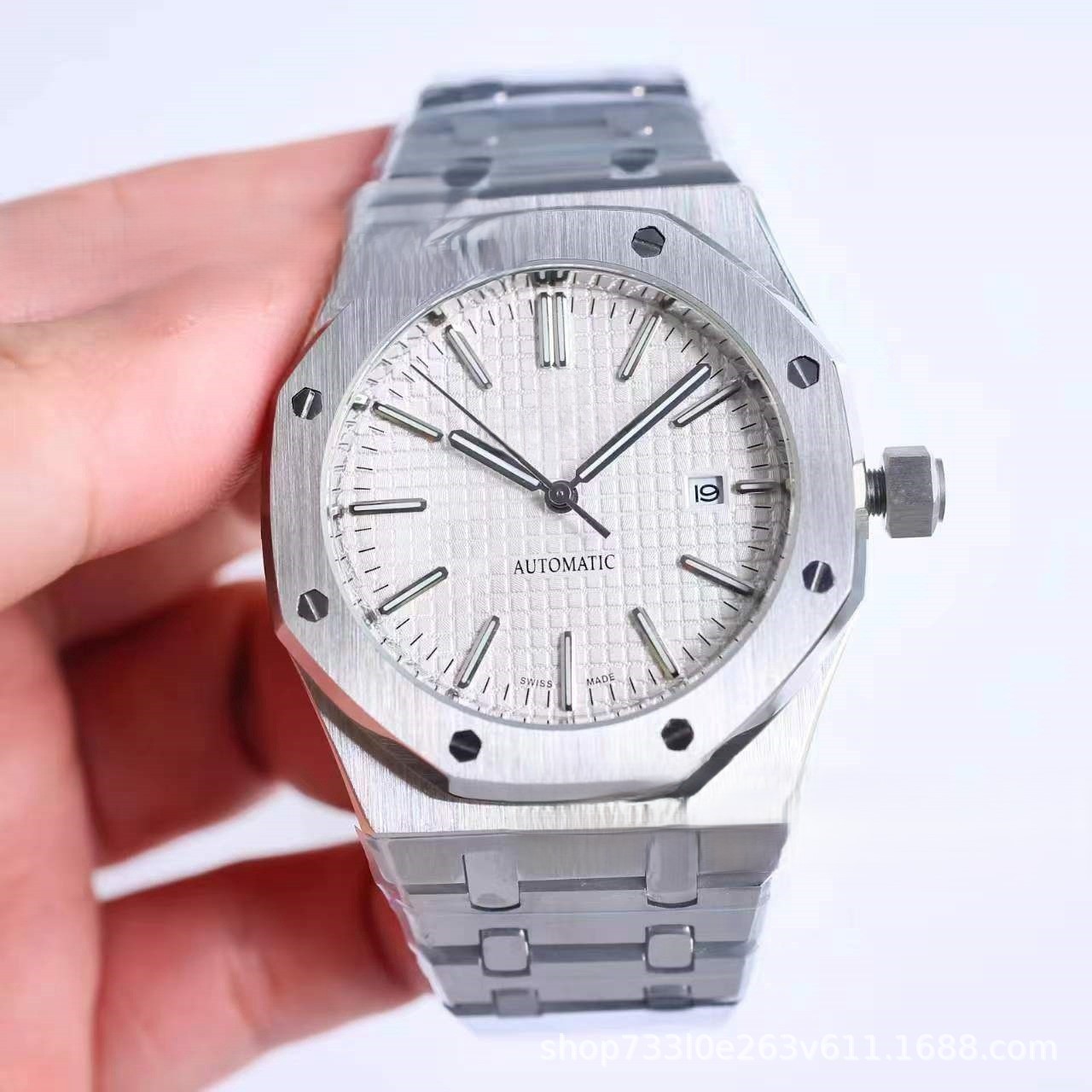 Royal Oak Automatic Mechanical Watch Steel Band 15400 Octagonal Porthole Dial Men's Watch Danny Road Watch