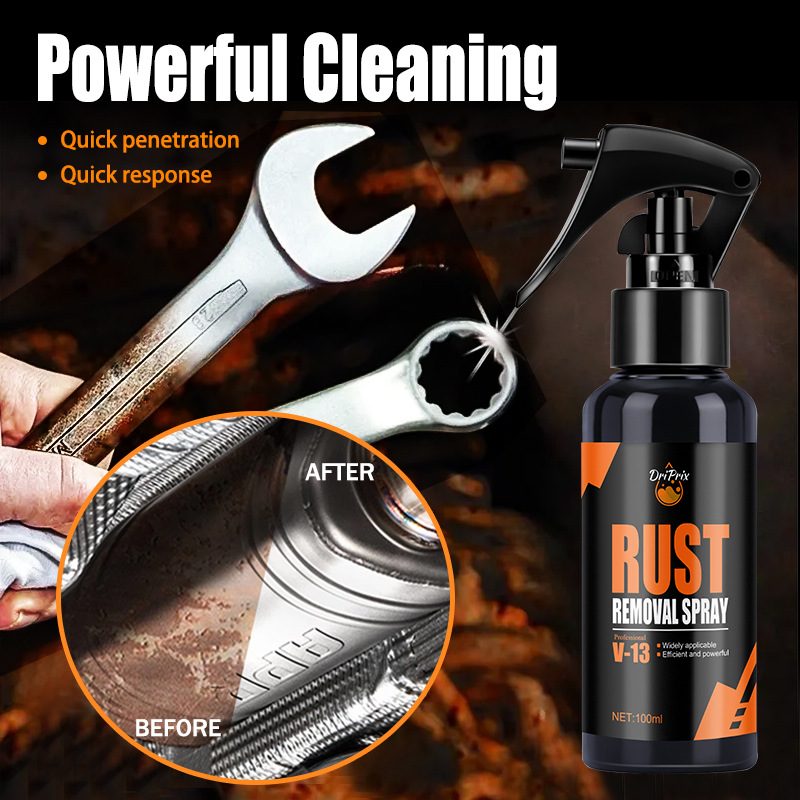 Ryekew Wheel Rust Removal Cleaning Spray, Decontamination, Polishing and Maintenance of Wheel Hubs, Car Wheel Cleaning Agent