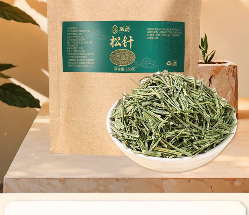 Pine Needle Tea Song Zhen Loose Herbal Tea 150g Cold Brew Wellness Drink overview