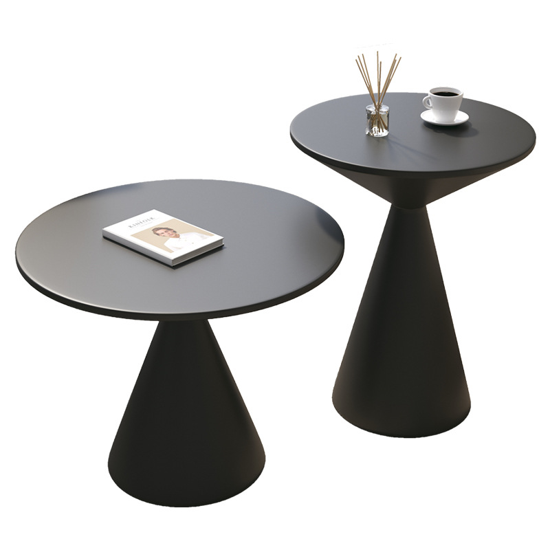 Escritorio de computadora creativo estilo ins, mesa de cama de hierro forjado, dormitorio, hogar, escritorio simple, estante, sala de estar, balcón, mesa de té