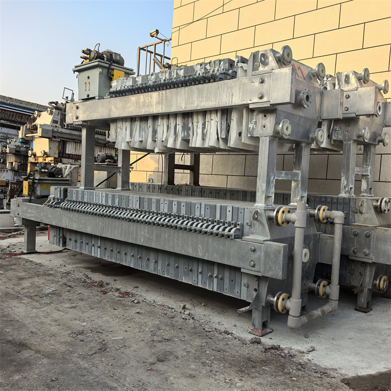 二手厢式压滤机  多功能全自动污泥脱水机 二手全自动拉板压滤机