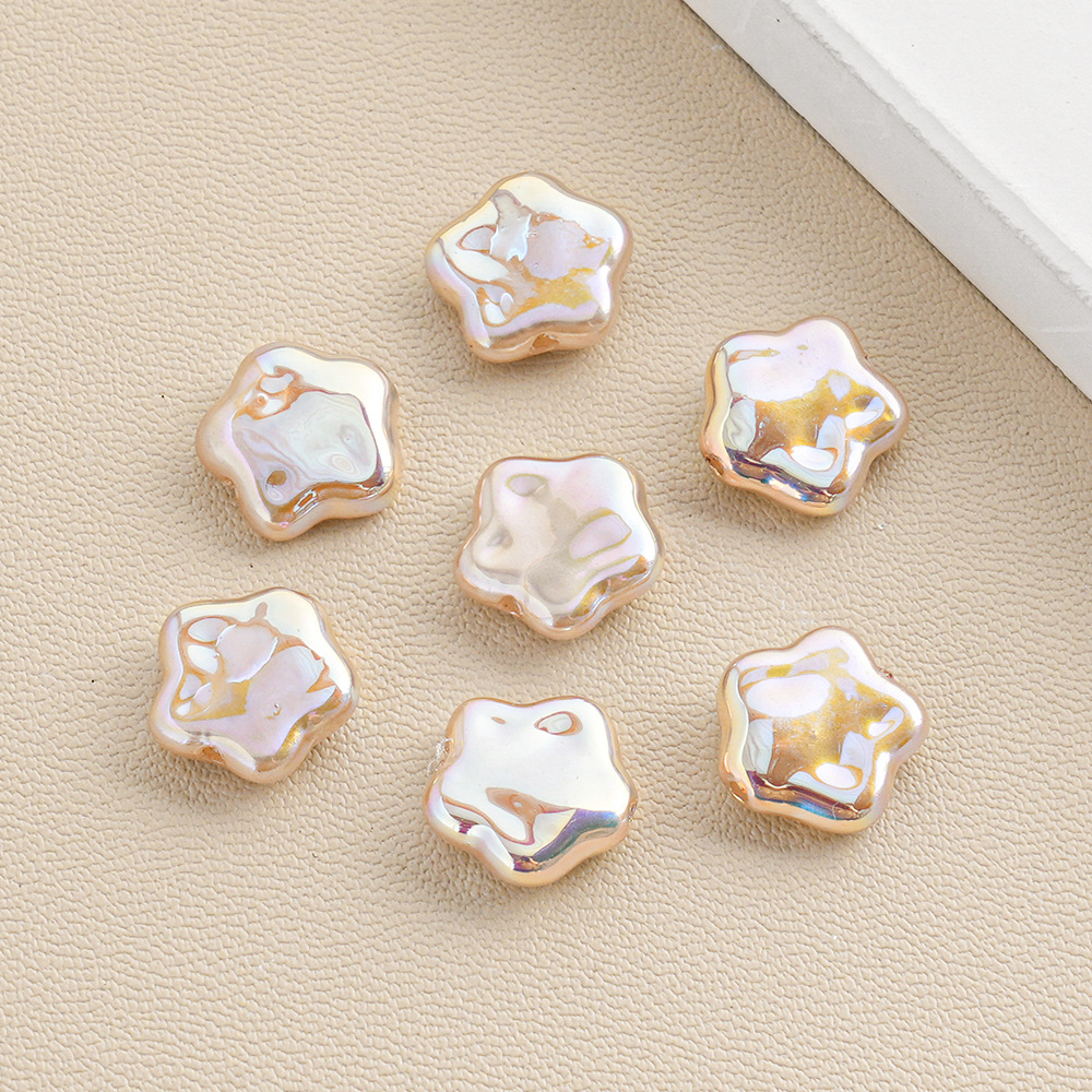 30 ABS Barroco Alien Clover Star Flor con cuentas Pulsera de bricolaje Accesorios de joyería Lote suelto