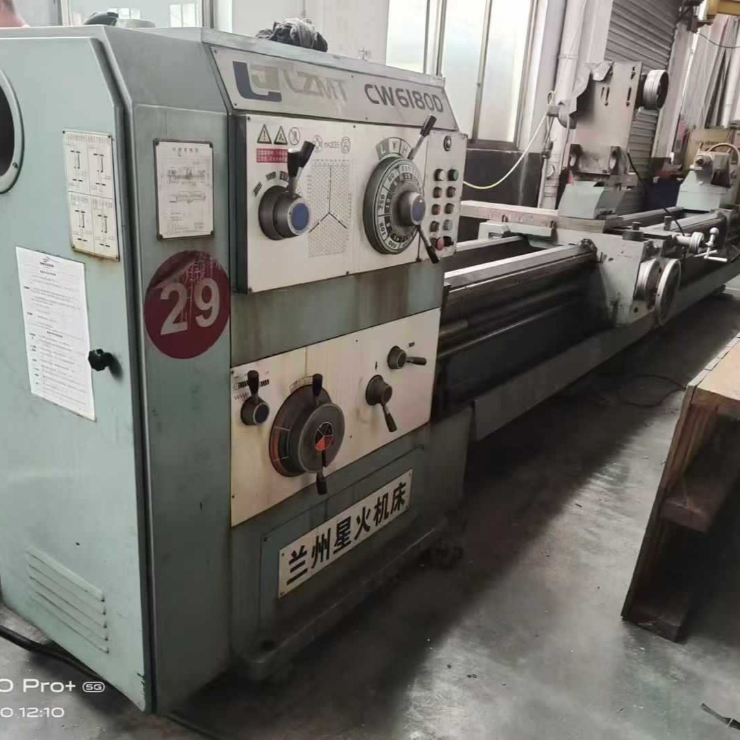 处理二手兰州CW6180Dx5米卧式车床主电机功率11导轨:550