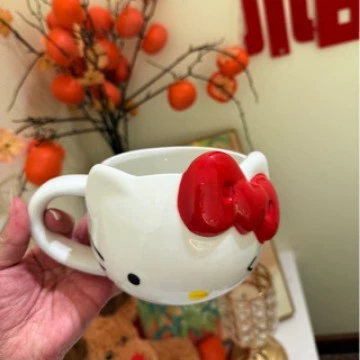 Кэти котик Hello Kitty домашняя офисная кружка детская чашка Mark керамическая чашка с рисунком милое молочное