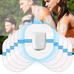Cross-border best-selling sports anti-slip anti-fall fixing transparent invisible adhesive pad dynamic glucose meter sensor adhesive sticker patch