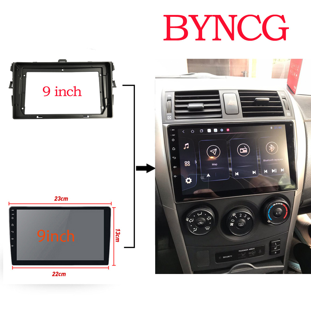 Suitable for Toyota Corolla 06-13 Gps Android Navigation System with Bluetooth and Reversing Camera Intelligent Car Machine