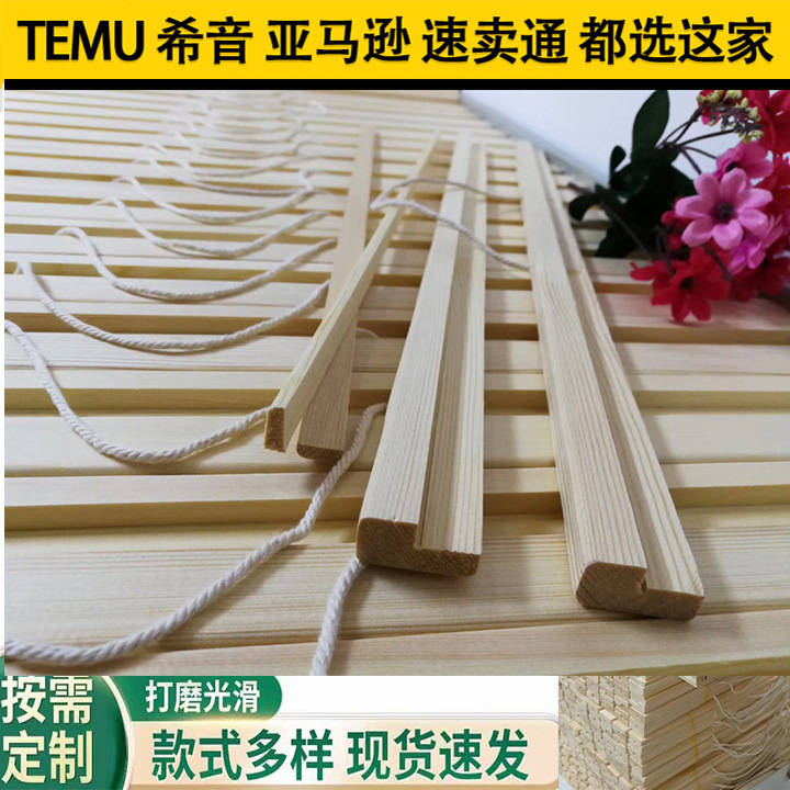 Factory Y2 Cross-Border Solid Wood Hanging Paintings Art Exhibition Scroll Posters Grooved Hanging Scrolls Nordic Minimalist Decorative Paintings Dropshipping