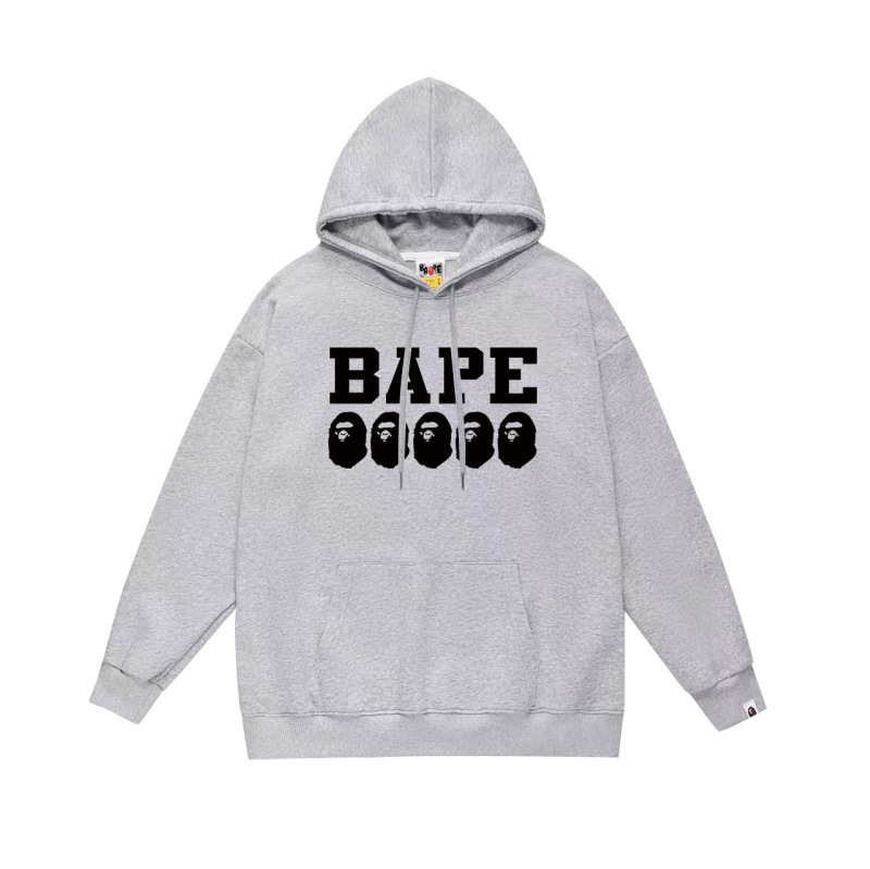 BAPE猿人头潮牌单面印花连帽卫衣秋冬新款嘻哈潮流男女同款|undefined