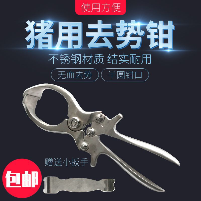 Alicates de castracion de cerdo alicates de corte pinza de huevo pequeño animal sin sangre alicates de castracion de acero inoxidable alicates de castracion veterinaria