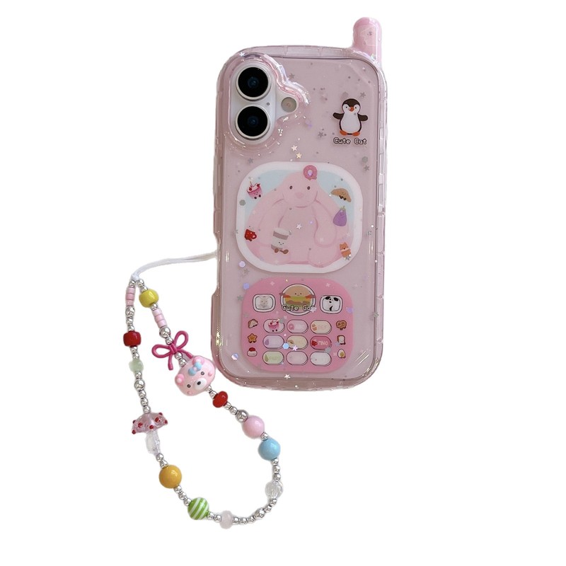 大哥大甜品兔子企鹅适用iPhone17苹果16ProMax手机壳15少女心新款|undefined