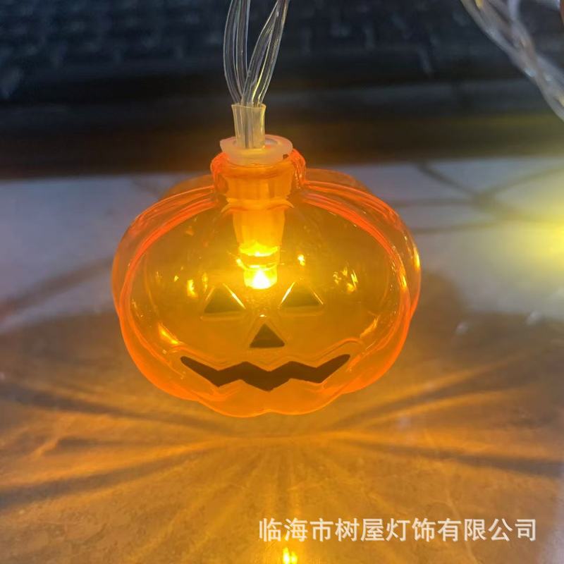 人気LEDクロスボーダーアマゾンハロウィンデコレーションパンプキンゴーストライトストリング装飾飾り付け吊り下げ飾りハロウィンデコレーション|undefined
