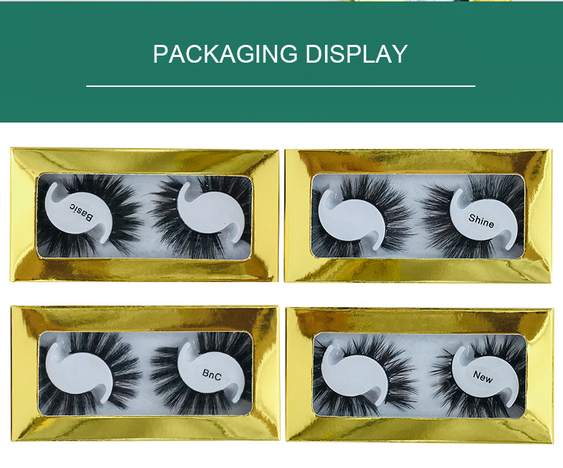 New 3d Mink Hair Eyelash Natural Thick False Eyelashes  1 Pair display picture 5