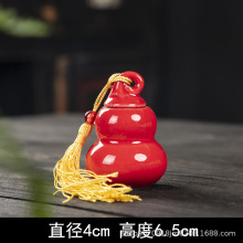 陶瓷迷你小茶叶罐香粉罐胭脂唇膏罐美妆密瓶葫芦罐小药罐logo印刷