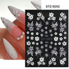 Nail stickers, fake nails, rabbit, adhesive sticker, suitable for import, new collection, with little bears, wholesale