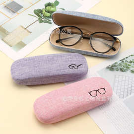 批发 时尚眼镜盒多色简约图案学生近视眼镜盒光学眼镜盒 可印LOGO
