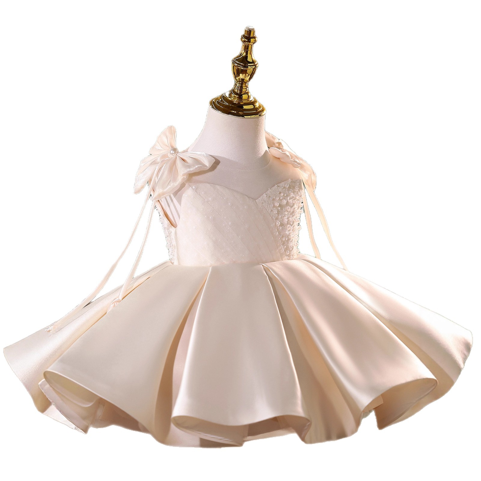 Girls' Piano Playing Dress With High Sense Of Beauty Wedding Pettiskirt