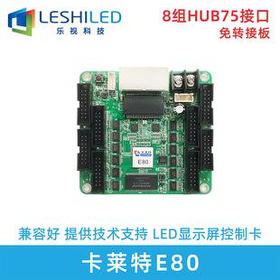 Colorlight E80 Receiving Card Led Display Control Card Indoor and Outdoor Screen Controller High Brightness Full Color