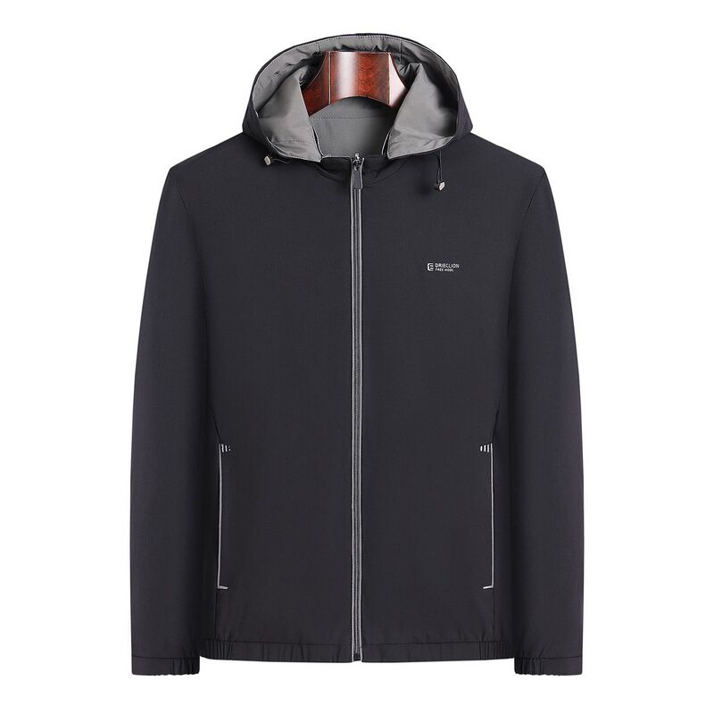 Reversible casual jacket for men, business jacket, new spring, autumn, winter hooded cardigan, windbreaker Reversible casual jacket for men, business jacket, new spring, autumn, winter hooded cardigan, windbreaker